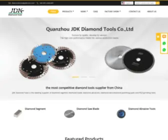 JDktool.com(QUANZHOU JDK DIAMOND TOOLS CO) Screenshot