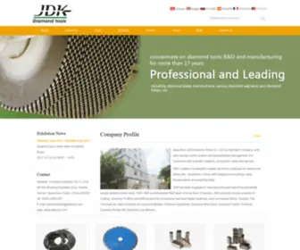 JDktools.com(Quanzhou JDK Diamond Tools Co) Screenshot