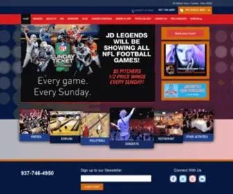 Jdlegends.com(Best Concert Venue in Dayton Ohio) Screenshot