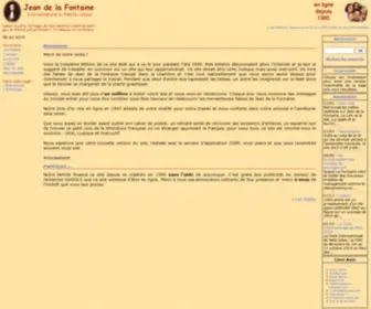 JDLF.com(Toutes les fables de Jean de la Fontaine) Screenshot
