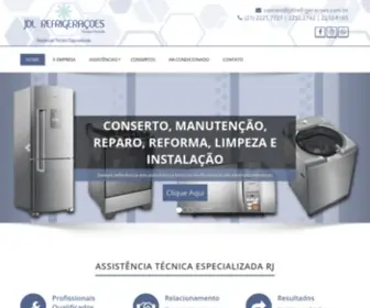 JDlrefrigeracoes.com.br(Assistência técnica especializada) Screenshot