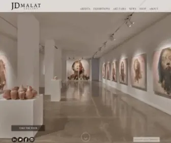 Jdmalat.com(JD Malat Gallery) Screenshot