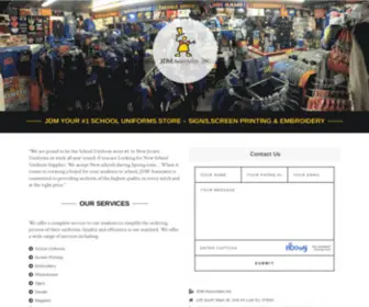 Jdmassociatesinc.com(JDM Your #1 School Uniforms Store) Screenshot