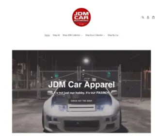 JDmcarapparel.com(JDM Car Apparel) Screenshot