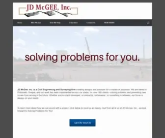 JDMcgee.com(McGee, Inc) Screenshot