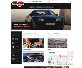 Jdmengineinc.com(JDM ENGINE INC) Screenshot