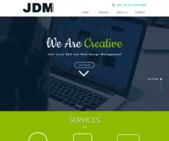 JDM.media(Best SEO & Web Design Company In Boston) Screenshot