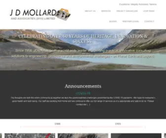 Jdmollard.com(Engineering, Geoscience and Environmental Consulting) Screenshot