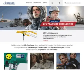 JDN.de(Hebezeuge, Krananlagen, Systemlösungen) Screenshot