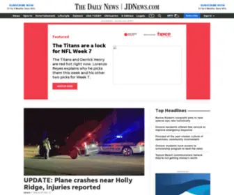 Jdnews.com(The Daily News) Screenshot