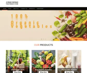 JdorganicFoodproductsStore.com(JD Organic Food Products Store) Screenshot