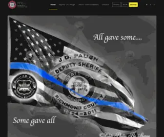 Jdpaughmemorial.org(Benefiting Law Enforcement throughout the CSRA) Screenshot