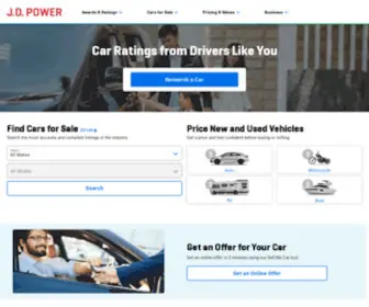 Jdpower.com(Car Reviews) Screenshot