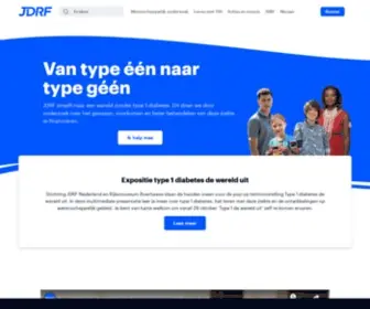 JDRF.nl(Samen tegen type 1) Screenshot