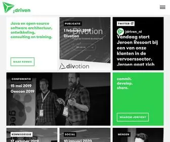 Jdriven.com(Digital enterprise realisatie) Screenshot