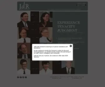 JDRLLC.com(Seattle mediation and arbitration firm Judicial Dispute Resolution (JDR)) Screenshot