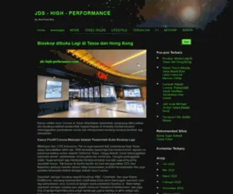 JDS-High-Performance.com(My WordPress Blog) Screenshot