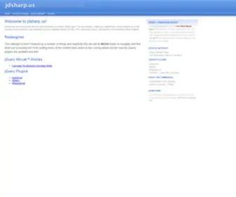 JDsharp.us(The Personal Site of Jonathan Sharp) Screenshot