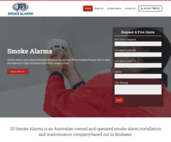 JDsmokealarms.com.au(JD Smoke Alarms) Screenshot