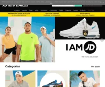 JDsports.es(JD Sports España) Screenshot