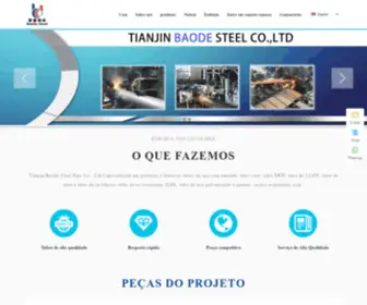 JDsteelpipe.com(Fábrica da China) Screenshot