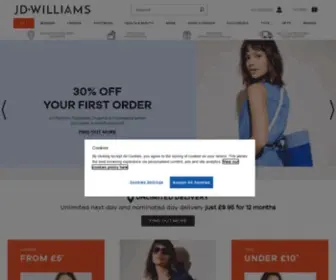 Jdwilliams.co.uk(Women's Clothing and Fashion in Plus Size) Screenshot