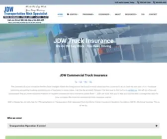 Jdwinsured.com(Commercial Truck Insurance) Screenshot