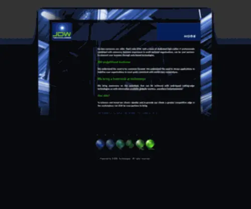 JDwtechnologies.com(JDW Technologies) Screenshot