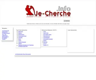 JE-Cherche.info(JE Cherche info) Screenshot