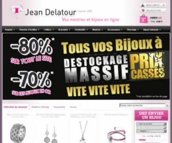 Jean-Delatour.com(Bijoux) Screenshot