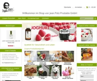 Jean-Puetz-Produkte.de(Jean) Screenshot