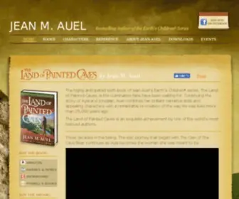 Jeanauel.com(The Land of Painted Caves by Jean M) Screenshot