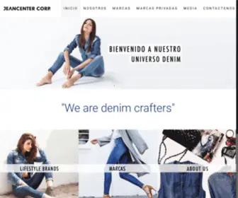 Jeancenter.com(We are Denim Crafters) Screenshot