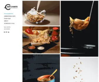 Jeancharite.com(Philadelphia Food Photography Food Film Food Animation) Screenshot