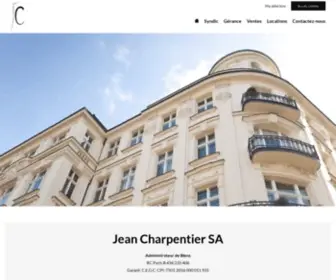 Jeancharpentier.com(Cabinet Charpentier) Screenshot