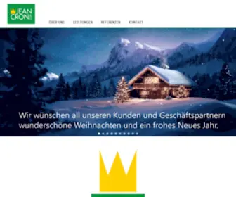 Jeancron.ch(Bauunternehmen) Screenshot