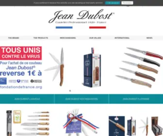 Jeandubost.com(Professional cutler Jean Dubost) Screenshot