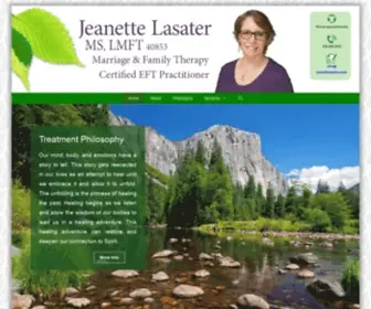 Jeanettelasater.com(Jeanette Lasater) Screenshot