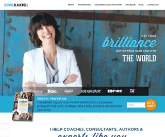 Jeanineblackwell.com(Create and Launch Profitable Online Courses) Screenshot