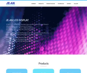 JeanlCD.co.kr(JE-AN Electronic Co.,Ltd) Screenshot