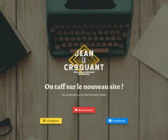 Jeanlecroquant.fr(Jean le Croquant) Screenshot