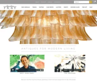 JeanmarcFray.com(Antiques for Modern Living) Screenshot