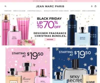 JeanmarcParis.com(Jean Marc Paris Eau de Parfum and Eau de Toilette Collections) Screenshot