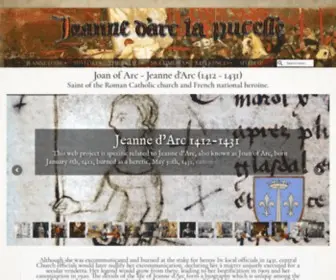 Jeanne-Darc.info(Jeanne d’Arc) Screenshot