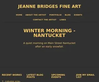 Jeannebridgesfineart.com(Jeanne Bridges Fine Art) Screenshot