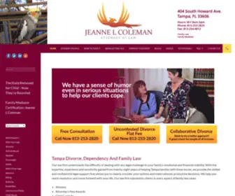 Jeannecolemanlaw.com(Law Office of Jeanne L Coleman) Screenshot