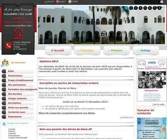 Jeannedarc.ma(Institution Jeanne d'Arc de Rabat) Screenshot