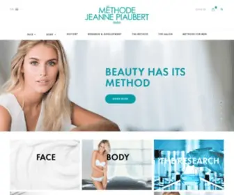 Jeannepiaubert.com(Produits cosmétiques Méthode Jeanne Piaubert) Screenshot