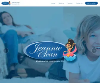 Jeannieclean.com(Jeannie Clean) Screenshot