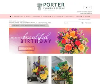 Jeanniesflorist.com(Porter Florist) Screenshot